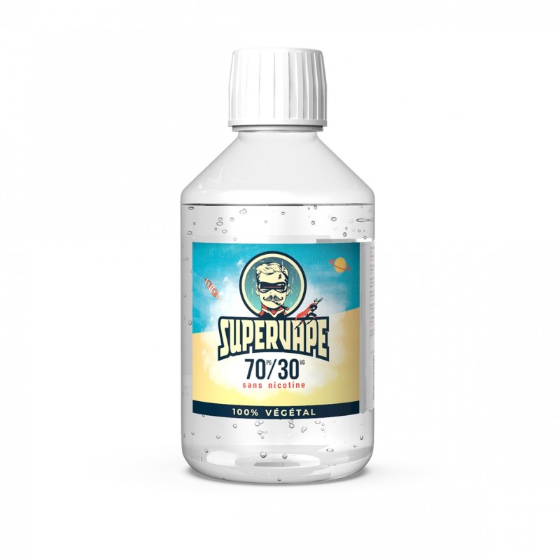 Bases pour e-liquides 70 PG / 30 VG - 500ml - 0mg/ml par SuperVape