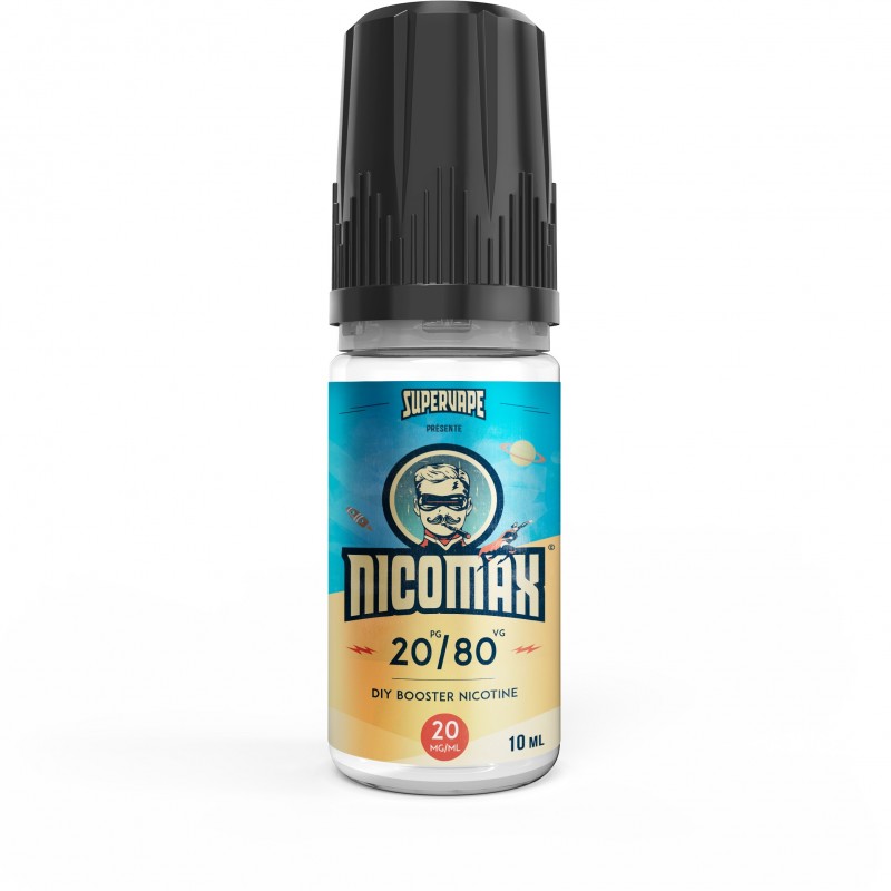 Bases pour e-liquides Nicomax 20/80 - 10ml - 20mg/ml par SuperVape