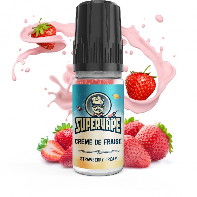 Arômes pour e-liquides Crème de fraise - 10ml par SuperVape