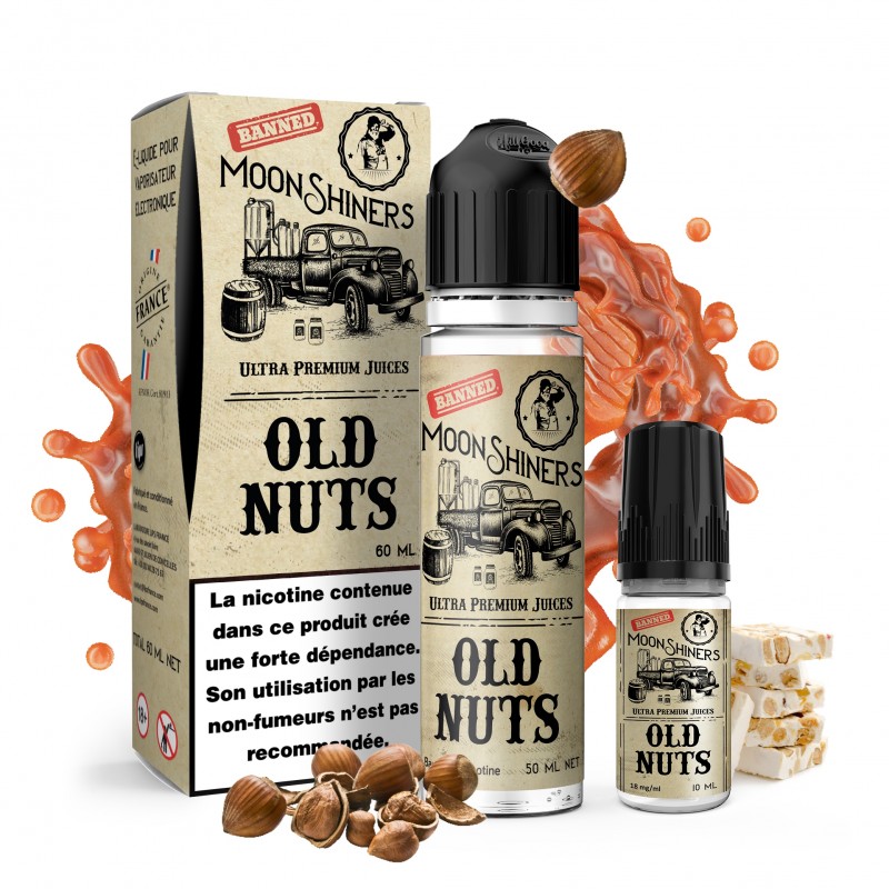Packs Old Nuts - 60ml - 3mg/ml par Moonshiners