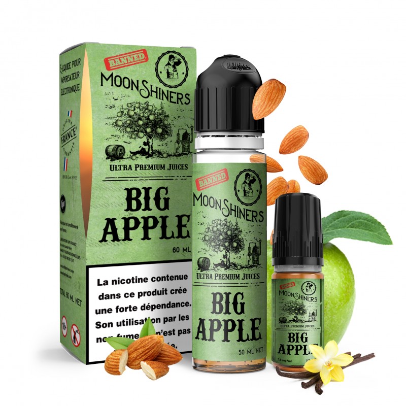 Packs Big Apple - 60ml - 6mg/ml par Moonshiners