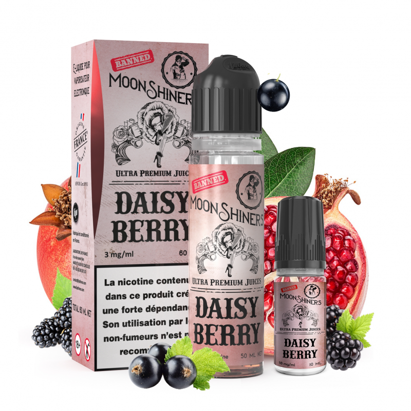 Packs Daisy Berry - 60ml - 3mg/ml par Moonshiners