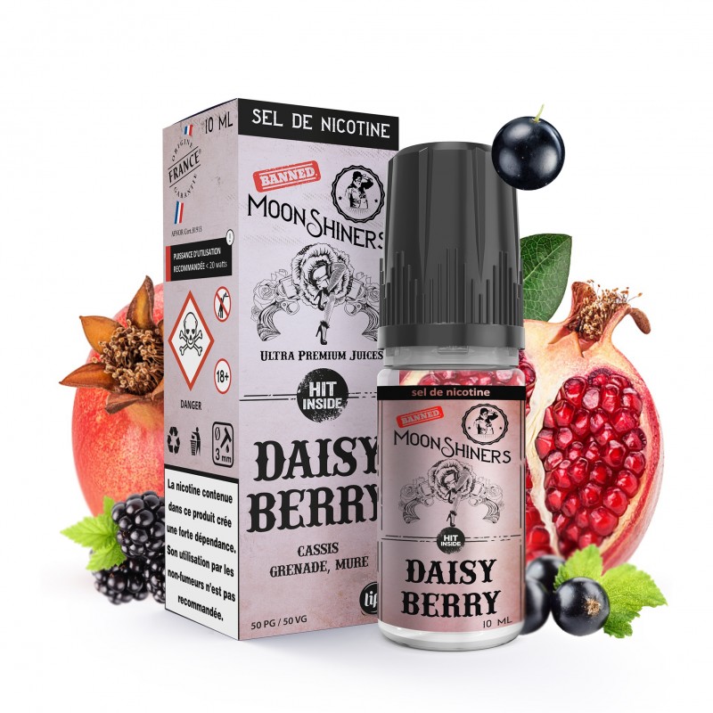 E-liquides Daisy berry hit inside - 10ml - 10mg/ml par Moonshiners