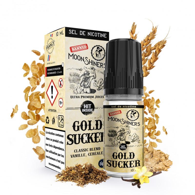 Gold Sucker Moonshiners - sel de nicotine
