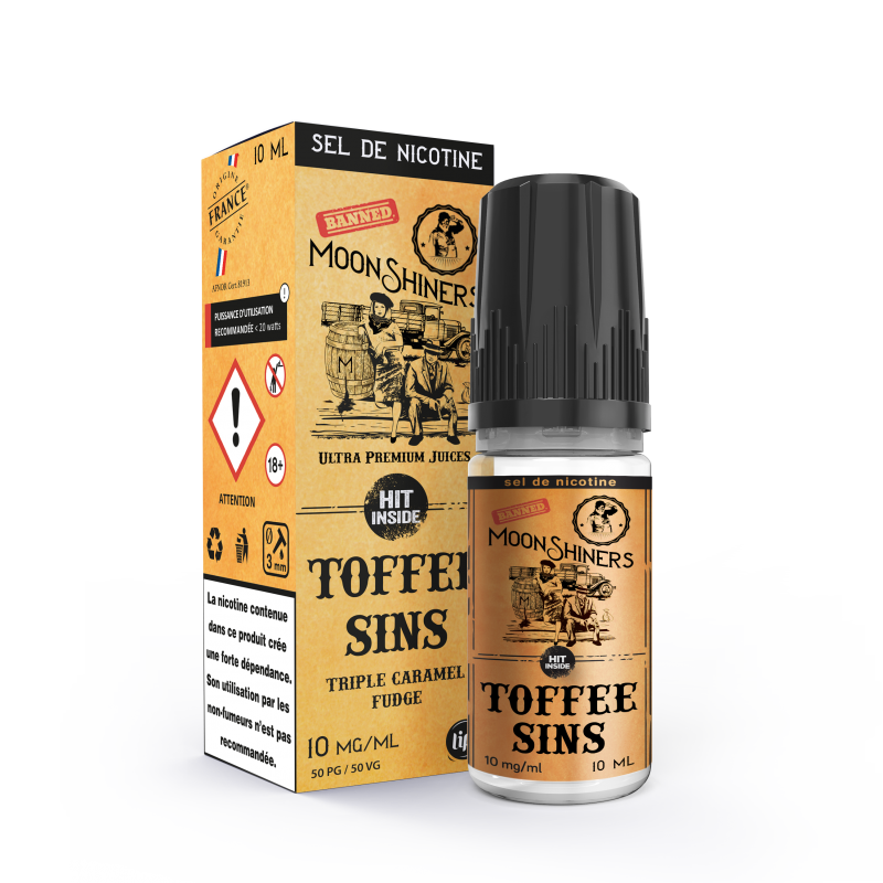 Toffee Sins Moonshiners - sel de nicotine
