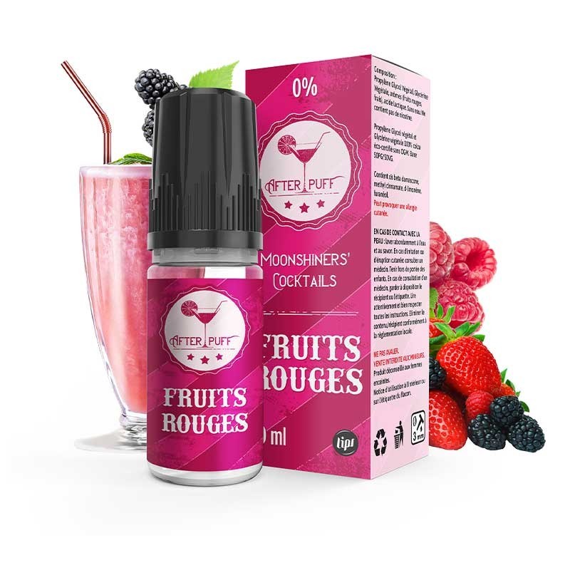 E-liquides After Puff - Liquide - Fruits Rouges - 10ml - 10mg/ml par Moonshiners