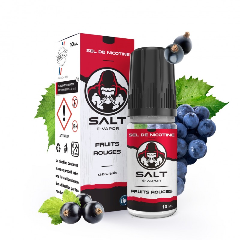 E-liquides Fruits rouges - 10ml - 20mg/ml par Salt E-Vapor