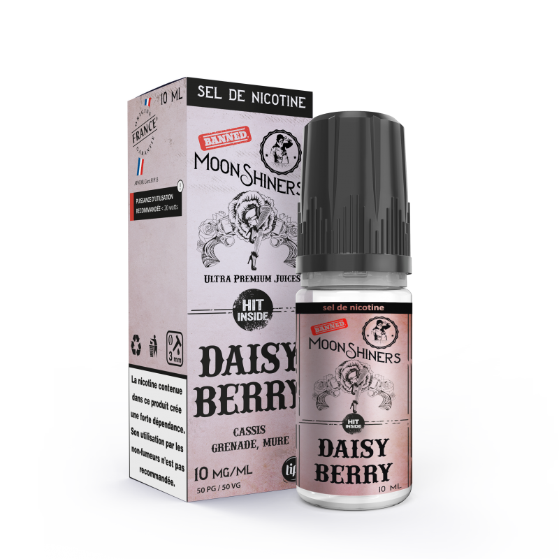 E-liquide Daisy Berry Moonshiners sel de nicotine