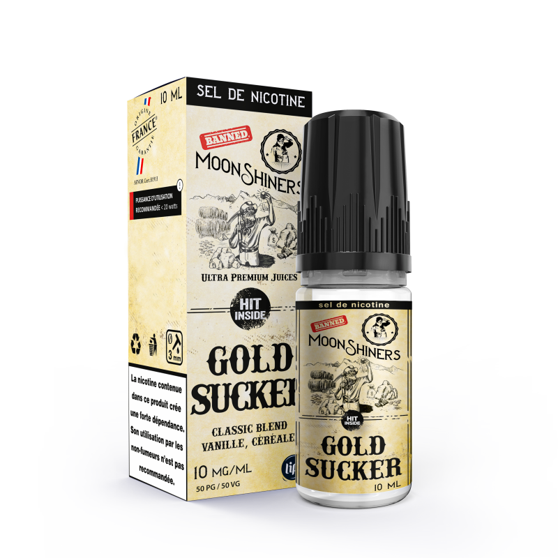 Gold Sucker Moonshiners - sel de nicotine
