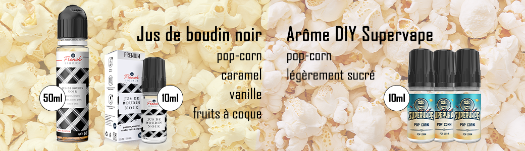 e-liquides au pop-corn