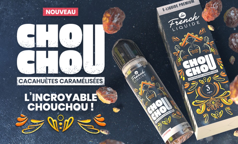 E-liquide cacahuètes caramélisées chouchou