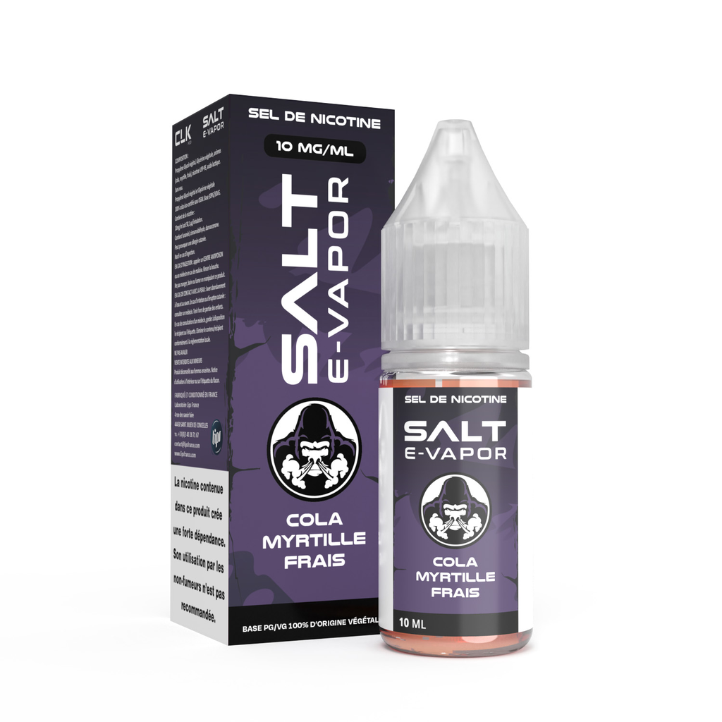 [Salt E-Vapor] Cola myrtille frais - 10mL