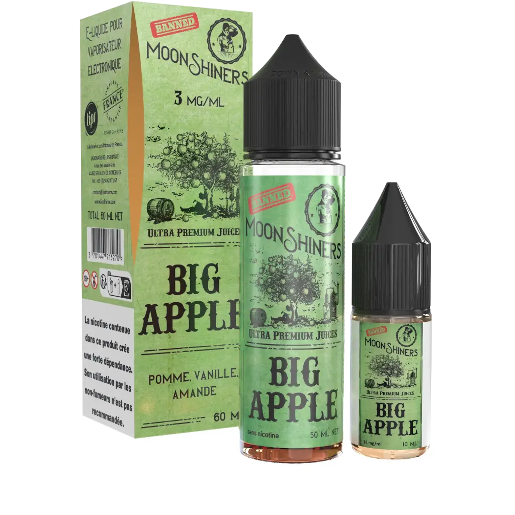 [Moonshiners] Easy2Shake Big Apple - 60mL