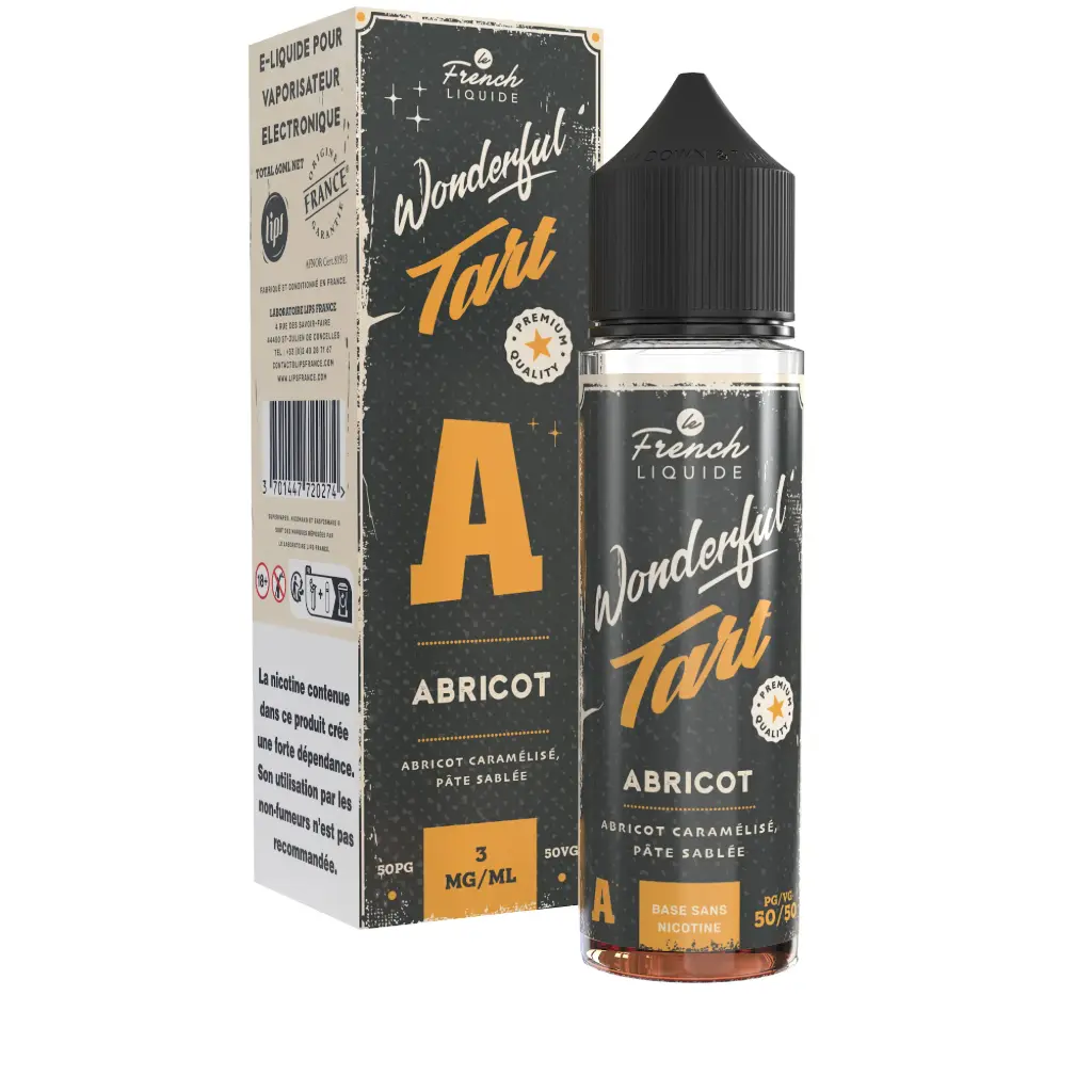 [Le French Liquide] Easy2Shake Wonderful Tart Abricot caramélisée - 60mL