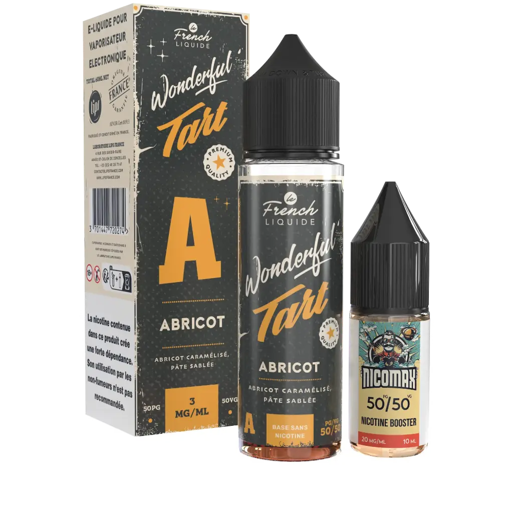 [Le French Liquide] Easy2Shake Wonderful Tart Abricot caramélisée - 60mL