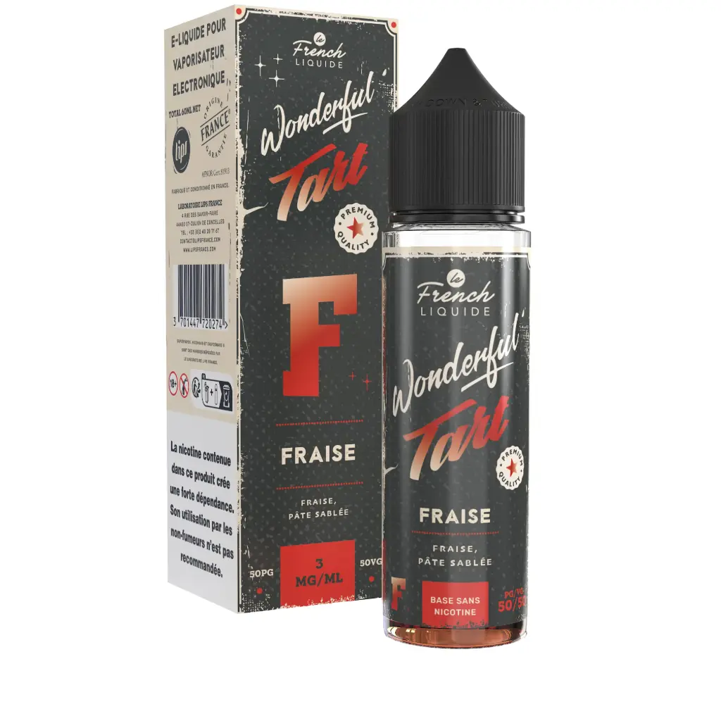 [Le French Liquide] Easy2Shake Wonderful Tart Fraise - 60mL