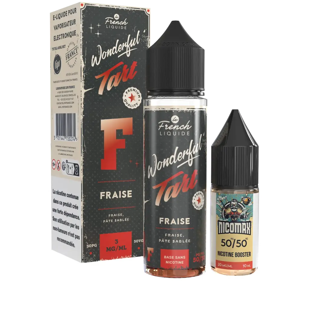 [Le French Liquide] Easy2Shake Wonderful Tart Fraise - 60mL