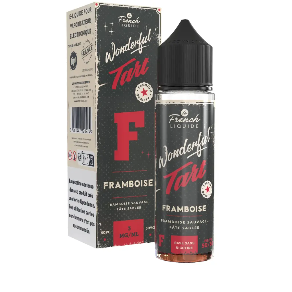 [Le French Liquide] Easy2Shake Wonderful Tart Framboise - 60mL