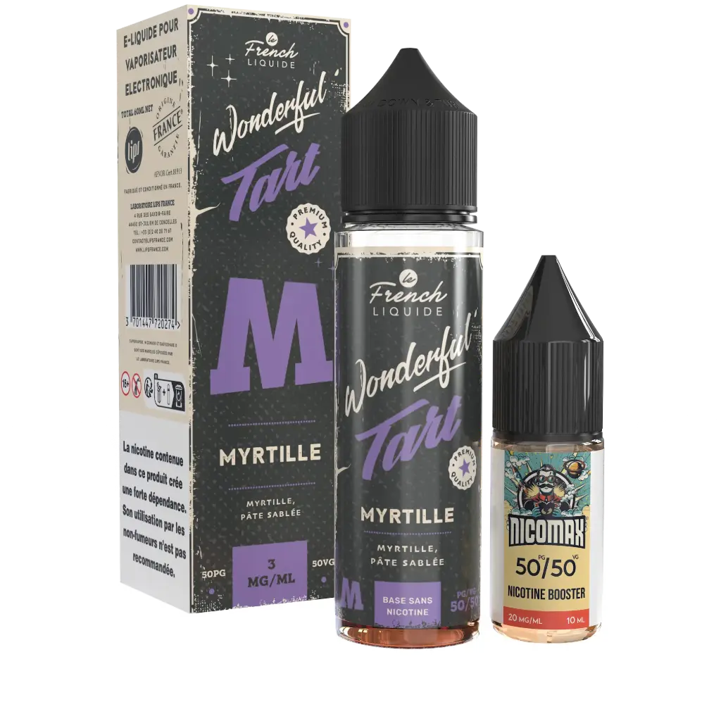 [Le French Liquide] Easy2Shake Wonderful Tart Myrtille - 60mL