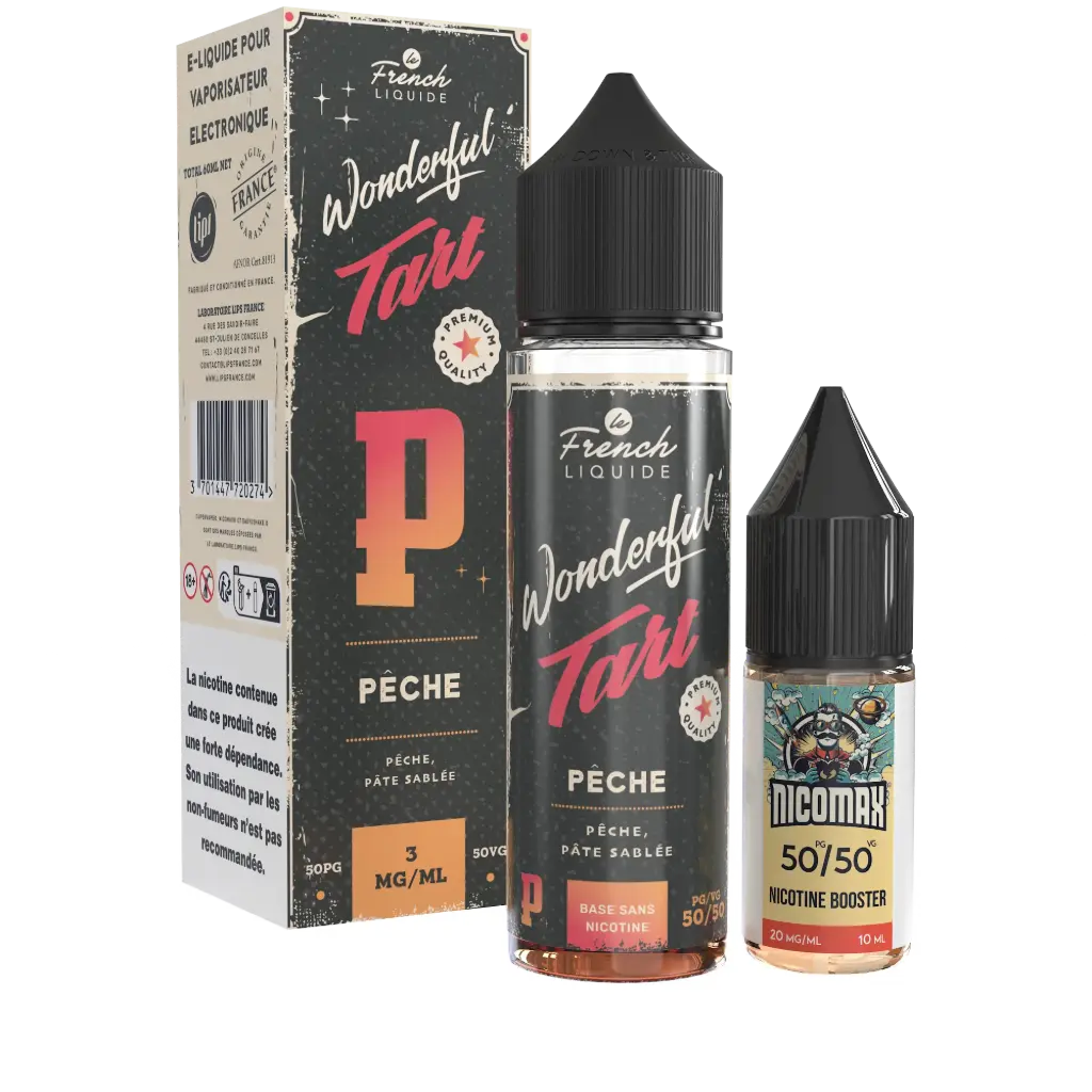 [Le French Liquide] Easy2Shake Wonderful Tart Pêche - 60mL