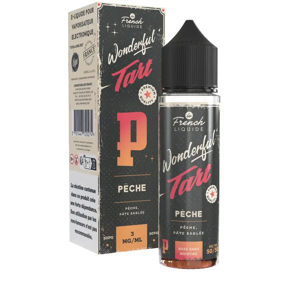 [Le French Liquide] Easy2Shake Wonderful Tart Pêche - 60mL