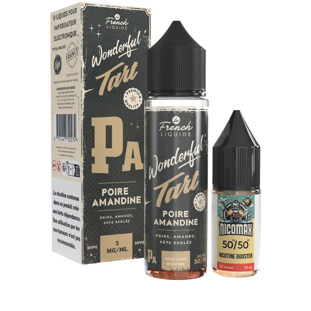 [Le French Liquide] Easy2Shake Wonderful Tart Poire amandine - 60mL
