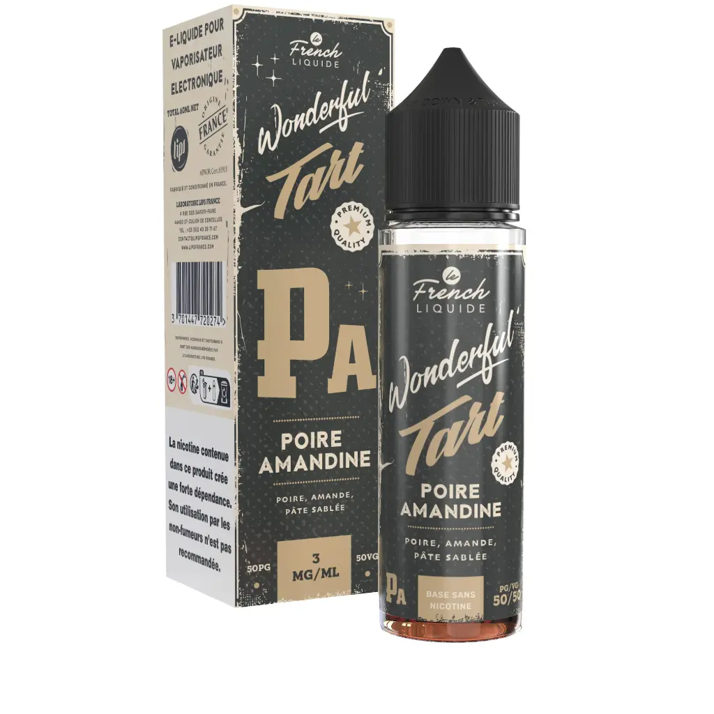 [Le French Liquide] Easy2Shake Wonderful Tart Poire amandine - 60mL