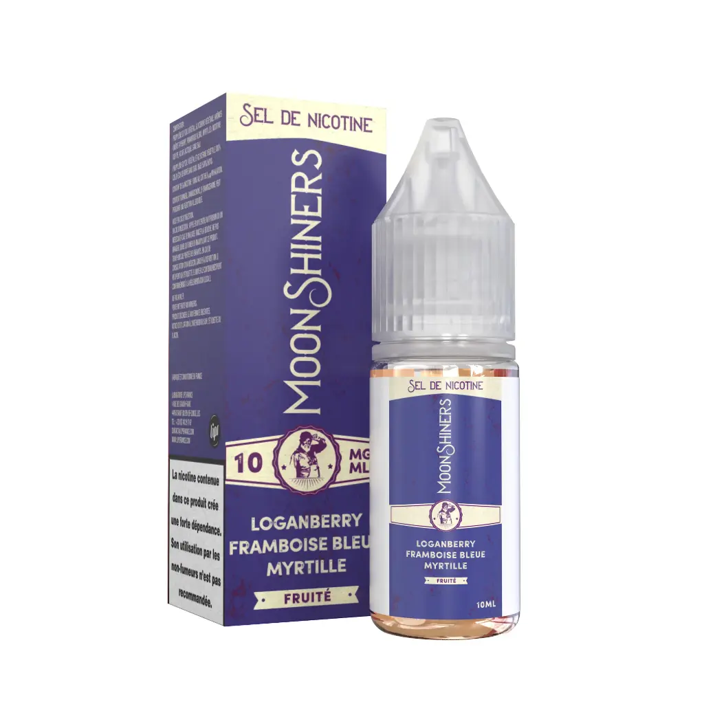 [Moonshiners] Salt Logan berry Framboise Myrtille - 10mL