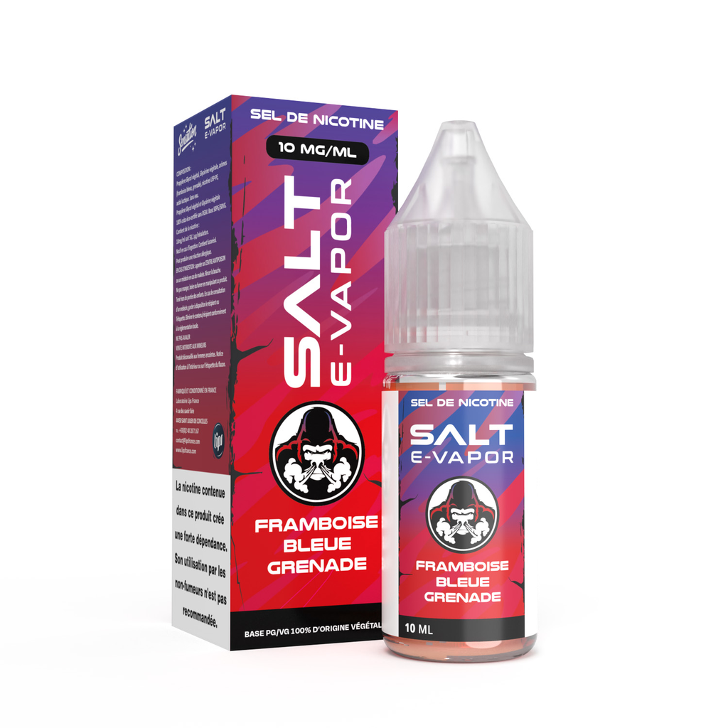 [Salt E-Vapor] Framboise bleue - Grenade - 10mL