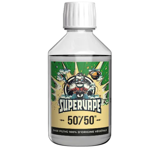 [500-PG50-VG50-00] [SuperVape] Base 50/50 - 500mL