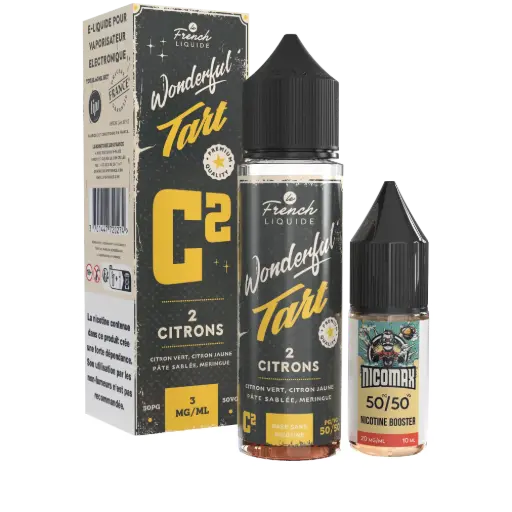 [E2S-WNDRTRT-2CITRONS-60-03] [Le French Liquide] Easy2Shake Wonderful Tart Deux citrons - 60mL