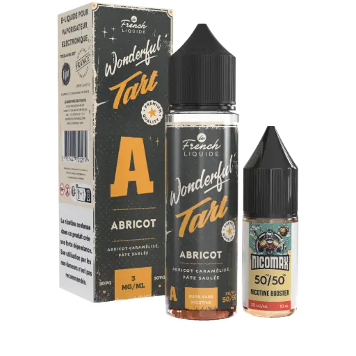 [E2S-WNDRTRT-ABRICOT-60-03] [Le French Liquide] Easy2Shake Wonderful Tart Abricot caramélisée - 60mL