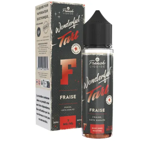 [E2S-WNDRTRT-FRAISE-60-03] [Le French Liquide] Easy2Shake Wonderful Tart Fraise - 60mL