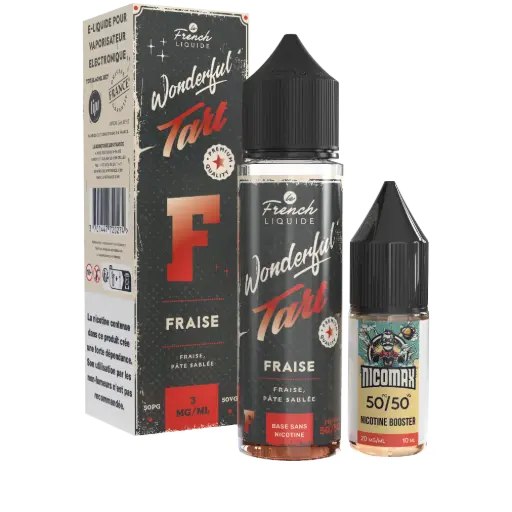 [E2S-WNDRTRT-FRAISE-60-03] [Le French Liquide] Easy2Shake Wonderful Tart Fraise - 60mL