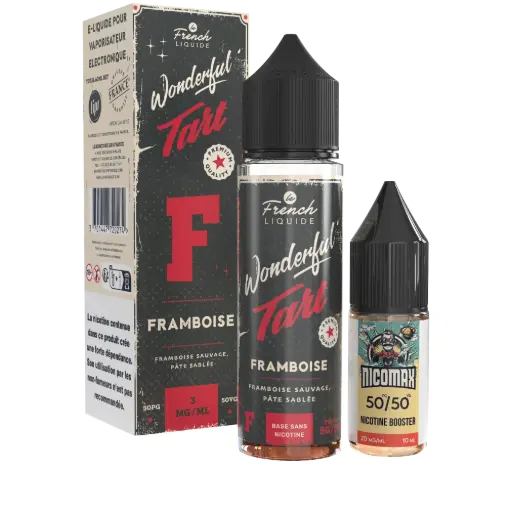 [E2S-WNDRTRT-FRAMB-60-03] [Le French Liquide] Easy2Shake Wonderful Tart Framboise - 60mL