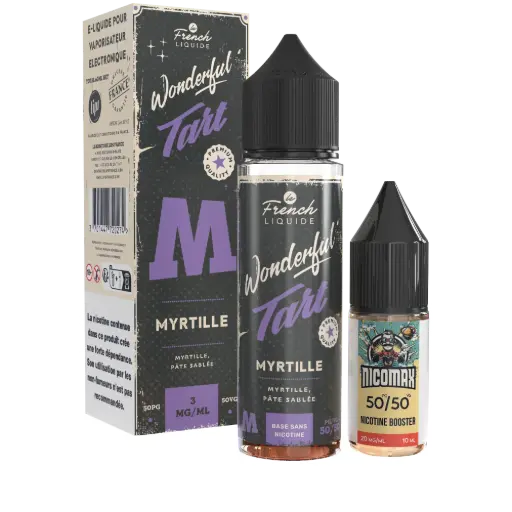 [E2S-WNDRTRT-MYRTILLE-60-03] [Le French Liquide] Easy2Shake Wonderful Tart Myrtille - 60mL