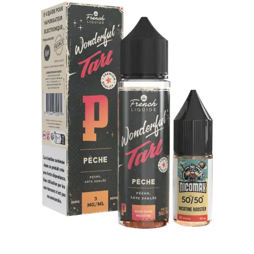 [E2S-WNDRTRT-PECHE-60-03] [Le French Liquide] Easy2Shake Wonderful Tart Pêche - 60mL