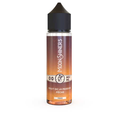[MOON-PASSIONPECHE-50-00] [Moonshiners] Fruit de la passion Pêche Frais - 50mL